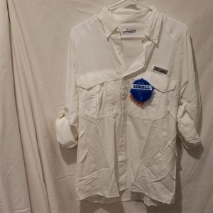 Columbia PFG Airgill Lite LS Shirt Size Small